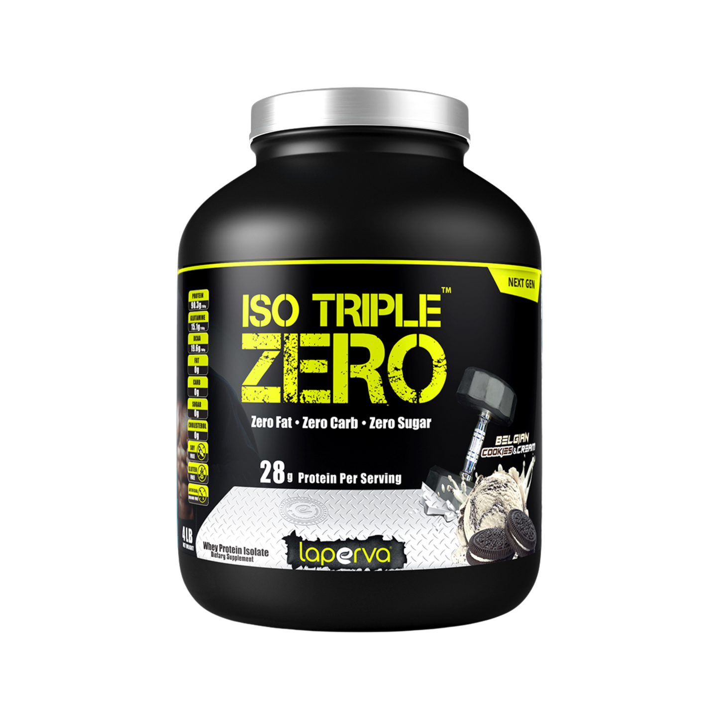 Laperva Iso Triple Zero Next Generation Whey Protein, 4 LB