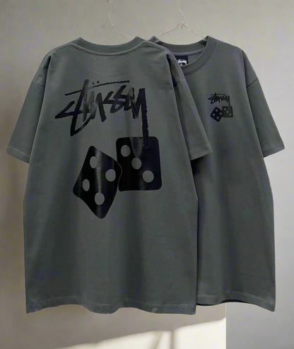 Stussy Dice POM, Casual T-shirt, Unisex