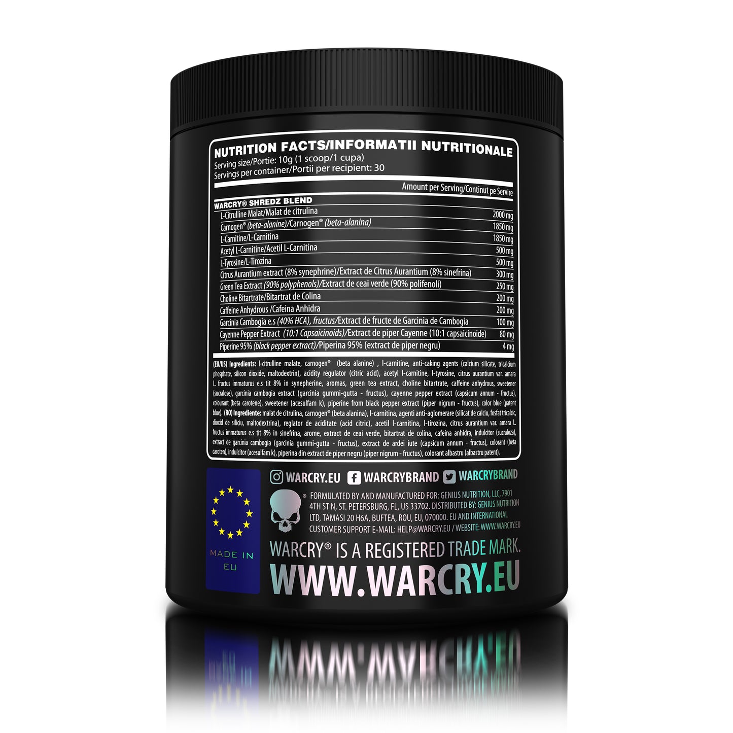 Warcry® Shredz 300G, 30 Servings